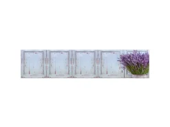 MySpotti Küchenrückwand Profix Cucina Vintage Lavendel 270 x 60 cm Pastellblau