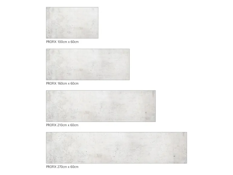 MySpotti Küchenrückwand Profix Cucina White Concrete 270 x 60 cm Beton Beige