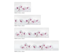 MySpotti Küchenrückwand Profix Cucina Orchidee 270 x 60 cm Lila-Weiß