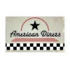 MySpotti Küchenrückwand Profix Cucina American Diners 100 x 60 cm Mehrfarbig