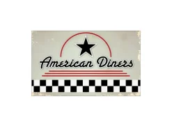 MySpotti Küchenrückwand Profix Cucina American Diners 100 x 60 cm Mehrfarbig