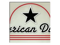 MySpotti Küchenrückwand Profix Cucina American Diners 100 x 60 cm Mehrfarbig