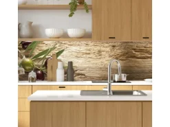 MySpotti Küchenrückwand Profix Cucina Mediterran 210 x 60 cm Braun-Grün