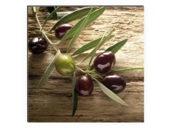 MySpotti Küchenrückwand Profix Cucina Mediterran 210 x 60 cm Braun-Grün