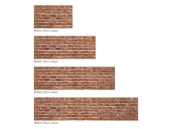 MySpotti Küchenrückwand Profix Cucina Brick Wall 160 x 60 cm Ziegelrot