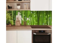 MySpotti Küchenrückwand Profix Cucina Bambus 160 x 60 cm Grün