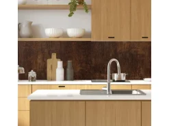 MySpotti Küchenrückwand Profix Cucina Metall Korridiert 160 x 60 cm Rostbraun