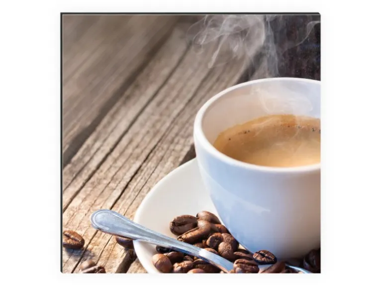 MySpotti Küchenrückwand Profix Cucina Auszeit 100 x 60 cm Kaffeetasse