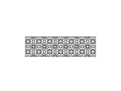 MySpotti Küchenrückwand Profix Cucina Elena Fliese 210 x 60 cm Schwarz-Weiß