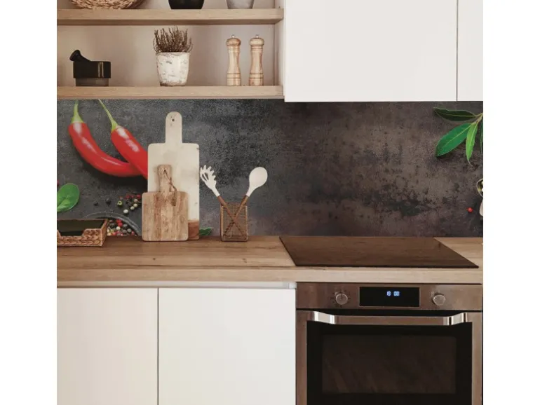 MySpotti Küchenrückwand Profix Cucina Hot Chilli 100 x 60 cm Rote Paprika
