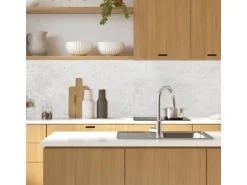 MySpotti Küchenrückwand Profix Cucina White Concrete 160 x 60 cm Beton Beige