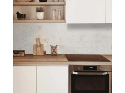 MySpotti Küchenrückwand Profix Cucina White Concrete 160 x 60 cm Beton Beige