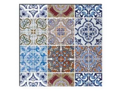 MySpotti Küchenrückwand Profix Cucina Pablo Fliese 270 x 60 cm Bunt Pastell