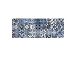 MySpotti Küchenrückwand Profix Cucina Stefano 160 x 60 cm Stein Weiß-Blaugrau