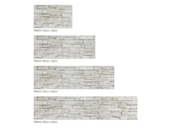MySpotti Küchenrückwand Profix Cucina Rocky Wall 100 x 60 cm Steinweiß