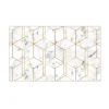 MySpotti Küchenrückwand Profix Cucina Nicole 100 x 60 cm Gold-Weiß