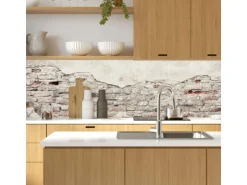 MySpotti Küchenrückwand Profix Cucina Vintage Wall 270 x 60 cm Ziegel Beige