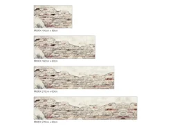 MySpotti Küchenrückwand Profix Cucina Vintage Wall 270 x 60 cm Ziegel Beige