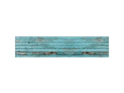 MySpotti Küchenrückwand Profix Cucina Ernest Holz 270 x 60 cm Cyan