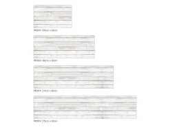 MySpotti Küchenrückwand Profix Cucina Jona Holz 210 x 60 cm Datcha Weiß