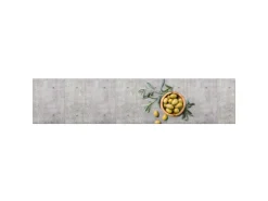 MySpotti Küchenrückwand Profix Cucina Olive & Concrete 270 x 60 cm Grau-Gelb