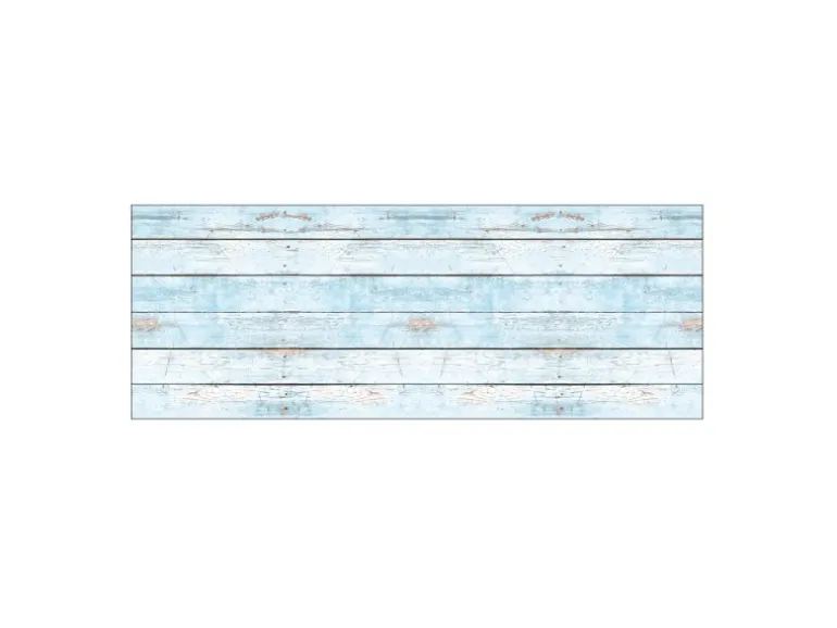 MySpotti Küchenrückwand Profix Cucina Wood Light 160 x 60 cm Hellblau