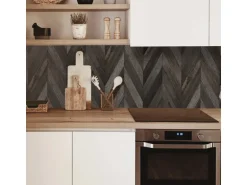 MySpotti Küchenrückwand Profix Cucina Celebica 210 x 60 cm Holz Dunkel
