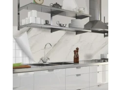 Myspotti Küchenrückwandfolie Kylie Selbstklebend 280 cm x 60 cm Beige