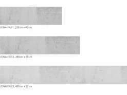 Myspotti Küchenrückwandfolie Blank Selbstklebend 280 cm x 60 cm Betonwand