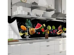 Myspotti Küchenrückwandfolie Fruit Splash Selbstklebend 280 cm x 60 cm