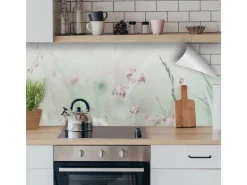 Myspotti Küchenrückwandfolie Wildblumen Selbstklebend 220 cm x 60 cm