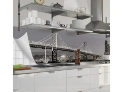 Myspotti Küchenrückwandfolie San Francisco Selbstklebend 280 cm x 60 cm
