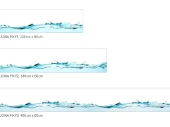 Myspotti Küchenrückwandfolie Wasser Selbstklebend 220 cm x 60 cm