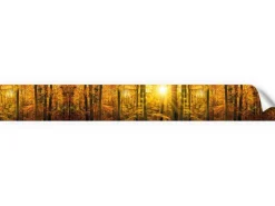 Myspotti Küchenrückwandfolie Herbstwald Selbstklebend 450 cm x 60 cm