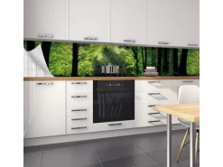 Myspotti Küchenrückwandfolie Sommerwald Selbstklebend 450 cm x 60 cm