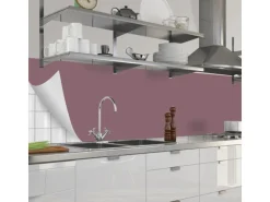 Myspotti Küchenrückwandfolie Pastellviolett Selbstklebend 280 cm x 60 cm