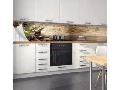 Myspotti Küchenrückwandfolie Mediterran Selbstklebend 450 cm x 60 cm