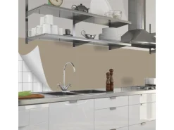 Myspotti Küchenrückwandfolie Kieselgrau Selbstklebend 280 cm x 60 cm
