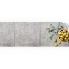 Myspotti Küchenrückwandfolie Olive and Concrete Selbstklebend 220 cm x 60 cm