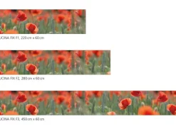 Myspotti Küchenrückwandfolie Mohn Selbstklebend 450 cm x 60 cm
