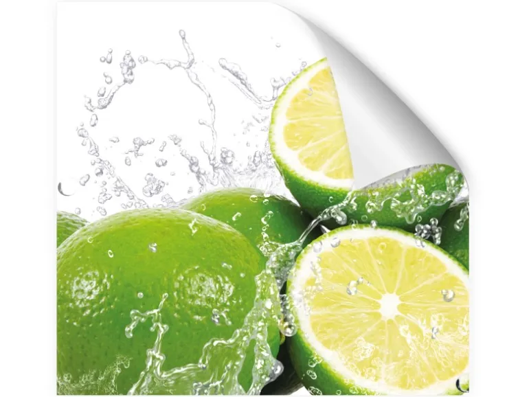 Myspotti Küchenrückwandfolie Aqua Limette Selbstklebend 450 cm x 60 cm