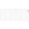 Myspotti Küchenrückwandfolie Herringbone Tile White Selbstklebend 220 cm x 60 cm