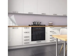 Myspotti Küchenrückwandfolie Telegrau 4 Selbstklebend 450 cm x 60 cm