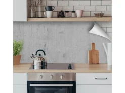 Myspotti Küchenrückwandfolie Blank Selbstklebend 220 cm x 60 cm Betonwand