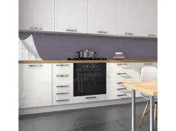 Myspotti Küchenrückwandfolie Telegrau 2 Selbstklebend 450 cm x 60 cm