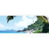 Myspotti Küchenrückwandfolie Seychellen Selbstklebend 220 cm x 60 cm