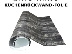 Myspotti Küchenrückwandfolie Brick Wall Selbstklebend 220 cm x 60 cm Ziegelrot