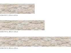 Myspotti Küchenrückwandfolie Bruchsteinwand Beige Selbstklebend 280 cm x 60 cm