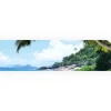Myspotti Küchenrückwandfolie Seychellen Selbstklebend 280 cm x 60 cm