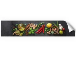 Myspotti Küchenrückwandfolie Fresh Spice Selbstklebend 280 cm x 60 cm